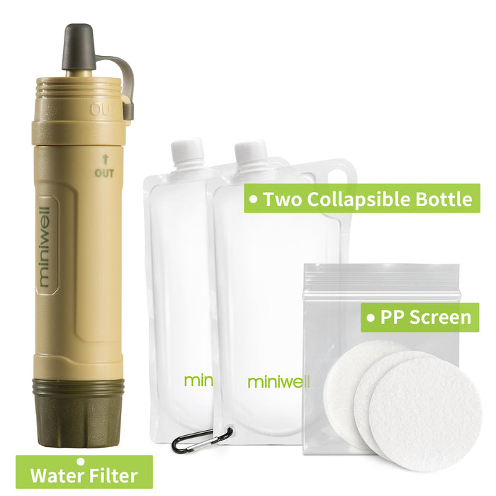 Outdoor Portable Water Filter – High‑Efficiency Survival Water Purification System for Camping, Hiking & Emergency Preparedness