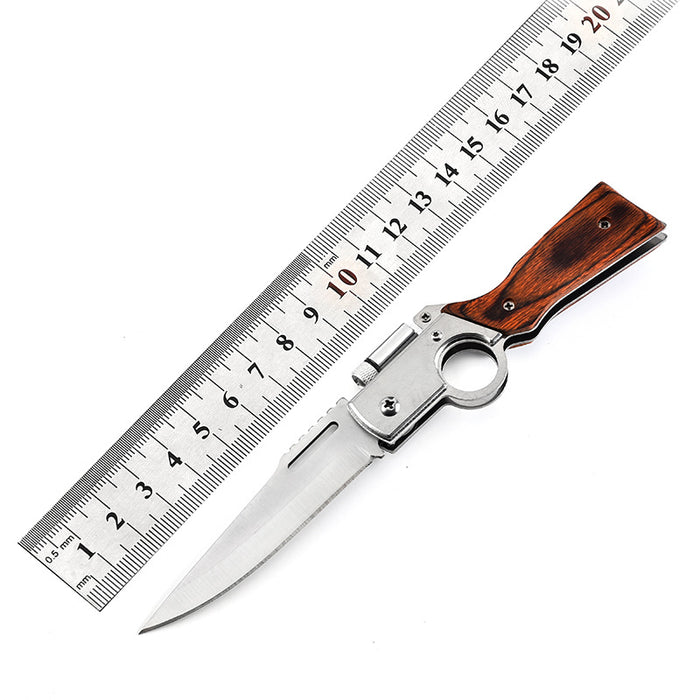 Folding Multifunctional Tactical Knife – Stainless Steel Outdoor EDC Knife for Camping, Survival & Everyday Preparedness