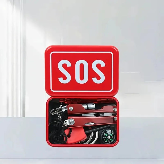 8‑Item Emergency Survival Kit – Essential Outdoor & Home Preparedness Gear