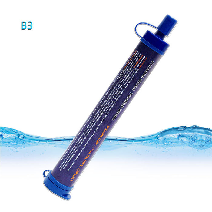 Outdoor Portable Water Purifier – Compact Survival & Camping Water Filter for Hiking, Travel & Emergency Preparedness