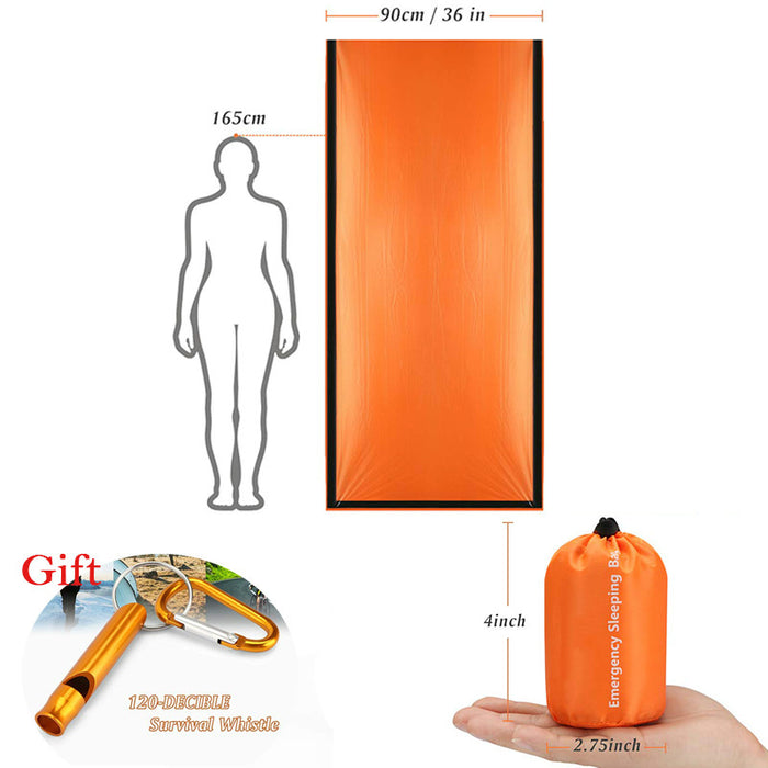 Emergency Bivy Sack – Lightweight Thermal Survival Sleeping Bag for Outdoor, Camping & Preparedness