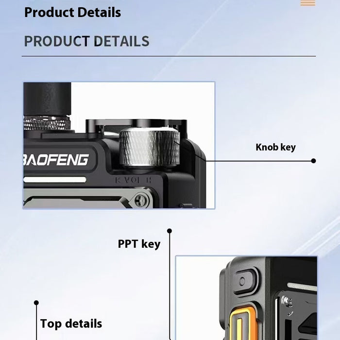 Outdoor Long-Distance Two-Way Radio with Anti-Interference Technology