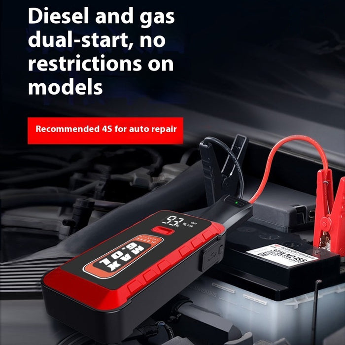 Large Capacity Car Jump Starter & Power Bank – Portable Emergency Start Power Source for Vehicles & Preparedness Kits