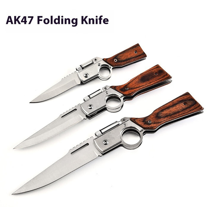 Folding Multifunctional Tactical Knife – Stainless Steel Outdoor EDC Knife for Camping, Survival & Everyday Preparedness