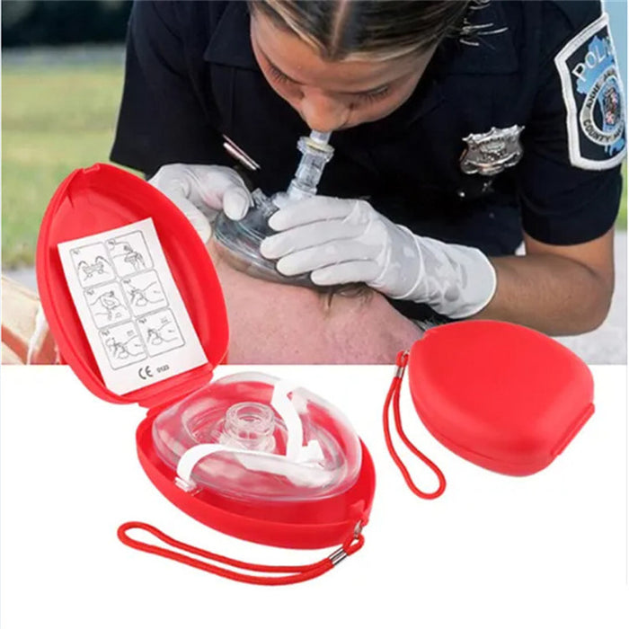 Emergency CPR Training Mask – Portable Resuscitation Barrier for First Aid & Preparedness