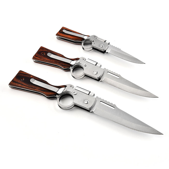 Folding Multifunctional Tactical Knife – Stainless Steel Outdoor EDC Knife for Camping, Survival & Everyday Preparedness