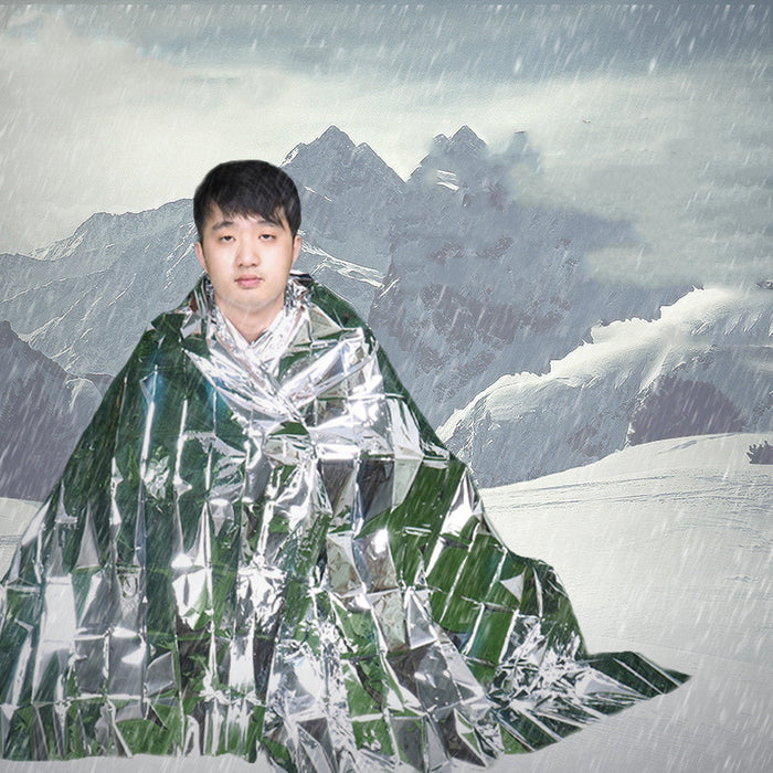 Emergency Survival Thermal Blanket – Lightweight Mylar First Aid Blanket (Single or Multi-Pack Options)