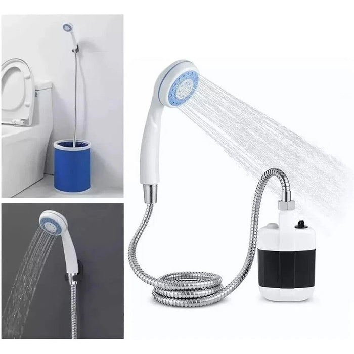 USB Rechargeable Portable Camping Shower – Electric Outdoor Shower Pump for Travel, Garden & Emergency Preparedness
