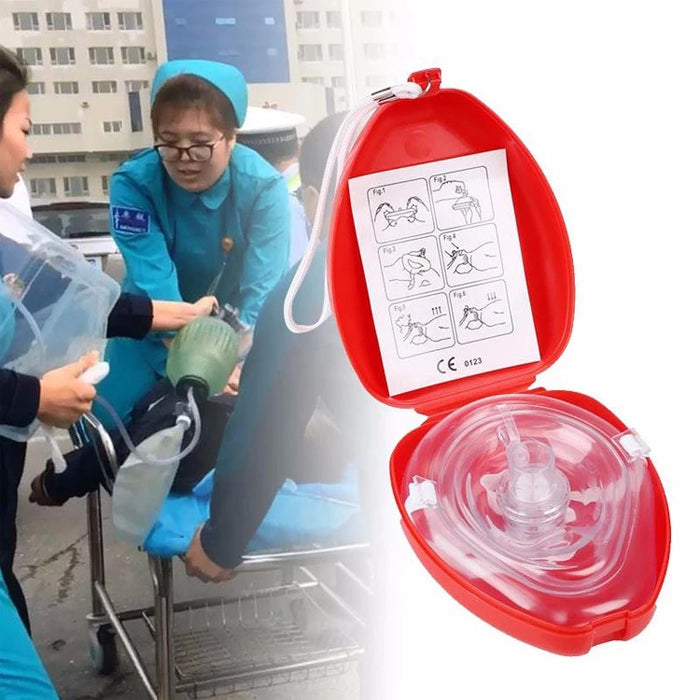 Emergency CPR Training Mask – Portable Resuscitation Barrier for First Aid & Preparedness
