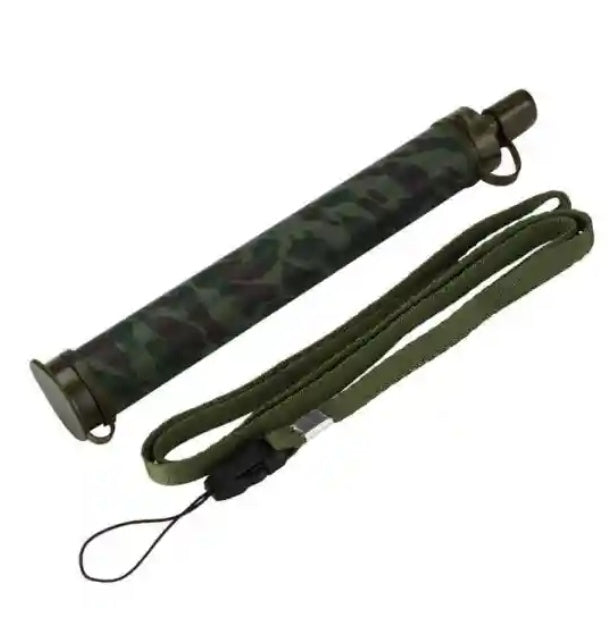 Portable Water Purifier Straw – Outdoor Survival Water Filter for Camping, Hiking & Emergency Preparedness