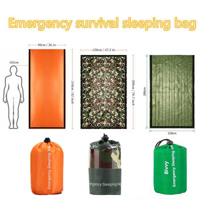 Emergency Bivy Sack – Lightweight Thermal Survival Sleeping Bag for Outdoor, Camping & Preparedness